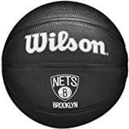 Wilson Team Tribute Brooklyn Nets Mini Ball, Unisex black Basketball Nero