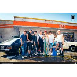 Grupo Erik BTS Gas Station affisch BTS Station Poster