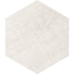 Feinsteinzeug Hexagon Fabric Ivory 21,5 beige