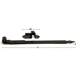 Habo HAKGÅNGJÄRN 214 500MM SVART 2-Pak 1st