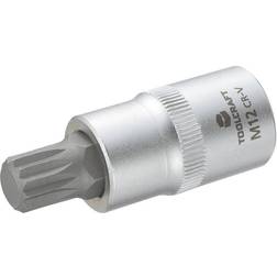 Toolcraft 816091 Multitand XZN Topnøgle-bit-indsats 12 mm 1/2 12,5 mm