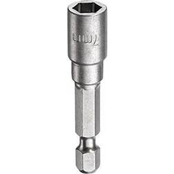 Kwb Magnetische 7 mm Bit-Stecknuss Professional aus TQ 60-Stahl Antrieb: 1/4 Zoll EQ 6.3 Sechskantschaft, ISO 1173, für Außen-Sechskantschrauben