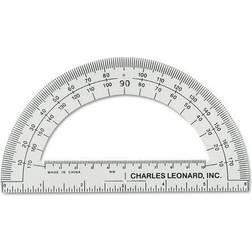 Leonard Open Center Protractor Ruler Edge Clear