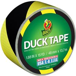 Duck 1.88 W X 15 yd Black/Yellow Stripe Tape