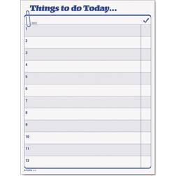 Tops TOP2170 Things Do Today Pad White