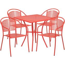 Flash Furniture Oia Commercial Grade Patio Dining Set