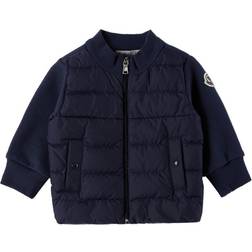 Moncler Padded Branded Sweatshirt Navy Years