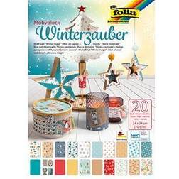 Folia folia Motivblock Winterzauber farbsortiert 270 g/qm 1 Block