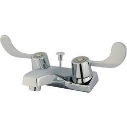 Kingston Brass GKB191 4 in Centerset Bathroom Faucet Polished Chrome