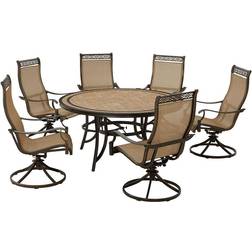 Hanover 7 Monaco Patio Dining Set