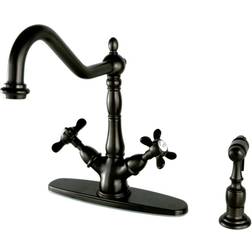 Kingston Brass KS1235BEXBS Mono Deck Mount Kitchen Faucet Bronze