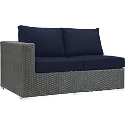 modway Sojourn Collection EEI-1858-CHC-NAV Modular Sofa