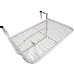 OutSunny Balkong Hängbord Höjdjusterbar L60 x B56.5 x H45 cm Balkongbord