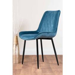 Furniturebox Box 2 Velvet Luxury Kitchen Chair 2pcs