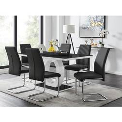 Furniturebox Giovani High Gloss Dining Set