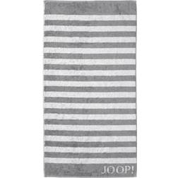 Joop! Duschtuch 'Classic Stripes' Badezimmerhandtuch Silber, Grau (150x)