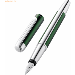 Pelikan Füllhalter PuraP40 Waldgrün/silber F