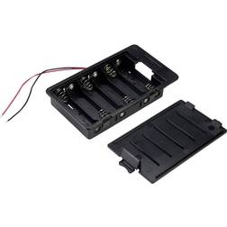 TRU Components SBH361A Batteriholder 6 R6 AA Kabel