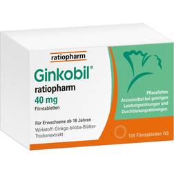 GINKOBIL-ratiopharm 40 mg Filmtabletten 120 St.