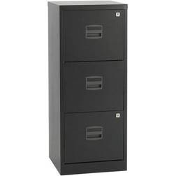 Hängeregistraturschrank »PFA« A4, einbahnig, 3 Schübe schwarz, Bisley Home, 41.3x101.5x40 cm