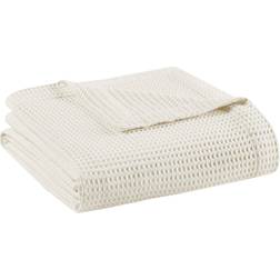 Beautyrest Waffle Weave Blankets Beige (228.6x228.6cm)