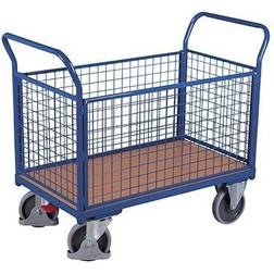 VARIOFIT Vierwandwagen mit Draht,1.015x1.190x600mm, Enzianblau