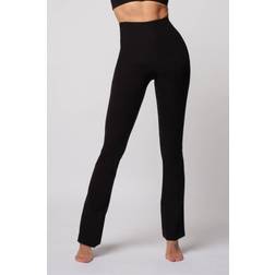 TLC Sport Low Compression Comfy Pocket Waisted Leggings Black Black Regular 32"