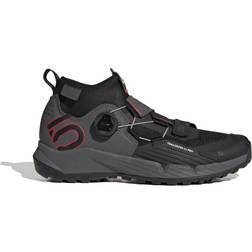 adidas Five Ten Trailcross Clip-in Mountain Biking Shoes - Grey Five/Core Black/Red