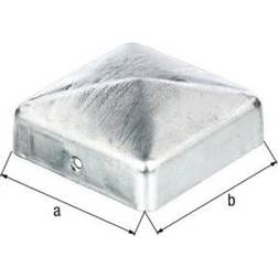 Pfostenkappe 90x90 mm Eck. Flache