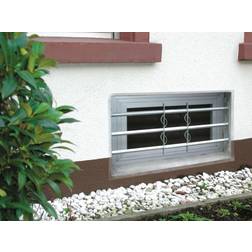 Alberts Gah 563585 Inferriata Per Finestre Acciaio 300 x 500-650 mm