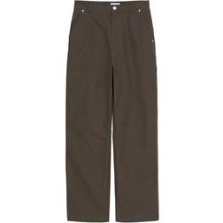 Kenzo Men's Plain Carpenter Pants Khaki, KHAKI