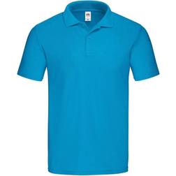 Fruit of the Loom Original Poloshirt für Herren - Azurblau