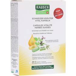 Rausch Swiss Herbal Vitality Capsules 30 x 2 caps 30 pcs