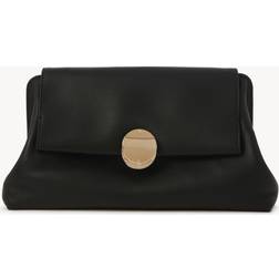 Chloé Clutch Penelope Small aus Leder Schwarz Einheitsgröße