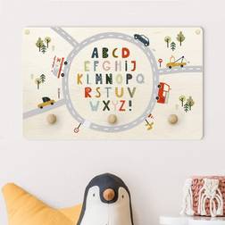 Porte-manteau Enfant Alphabet Rond-point