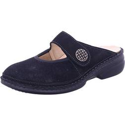 Finn Comfort Asinara Black Nubuck Soft Footbed Black