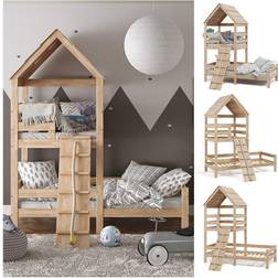 VitaliSpa Kinderbett Teddy 90x200cm Spielturm Bett Spielbett Jugendbett