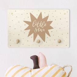 Kindergarderobe Holz Spruch Little Star