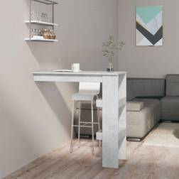 vidaXL Bancone Muro Grigio Cemento 102x45x103.5 cm Legno Compensato Tavolo da bar