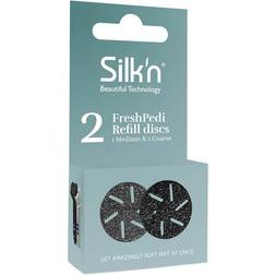 Silk'n FreshPedi Medium & Coarse Elektrinės Pėdų Dildės Pakaitinės Galvutės for FreshPedi 2