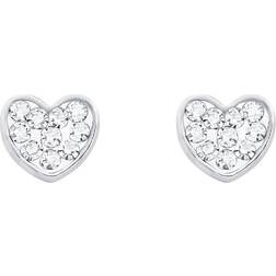 Grace Amor Stud Earrings 925 Sterling Silver Women's - Silver
