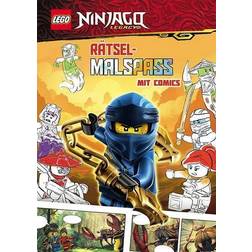 LEGO NINJAGO Rätselmalspaß mit Comics