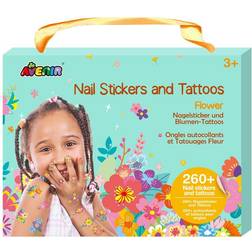 Avenir Nagelsticker Tattoos Blumen, Schminke Styling