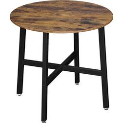 Songmics VASAGLE Runder Esstisch 80x80cm