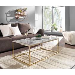 Wohnling Marmor-Look 100 x 60 x 40 cm Sofabord