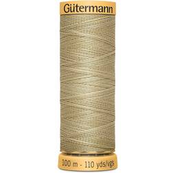 Gutermann Natural Cotton Tan Thread 110 Yd