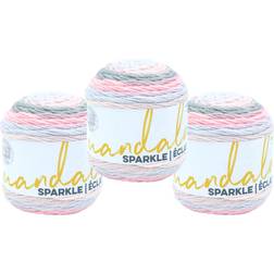 Lion Brand Yarn Mandala Sparkle Yarn 3 Pack