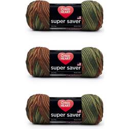 Red Heart Red Heart Super Saver Yarn-Fall Multipack Of 3