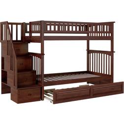 AFI Staircase AB55634 Twin Over Bunk Bed