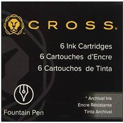 Cross CRO8924 Fountain Pen Ink Cartridge Refill 6 Pack